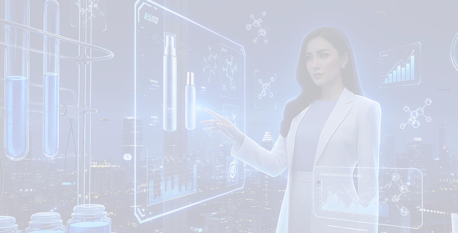 Lunaray Beauty Innovation Background